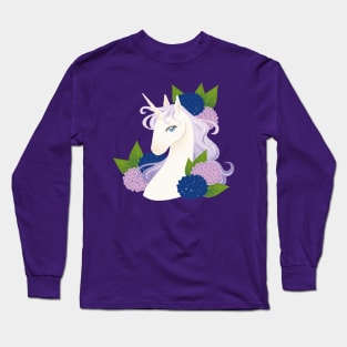 Unicorn Flowers Long Sleeve T-Shirt